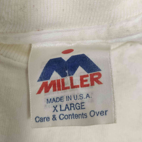 ミラー MILLER 00S USA製 NEBRASKA モックネック Tシャツ メンズ import:XL