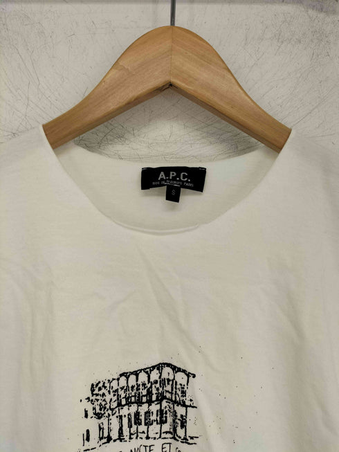 アーペーセー A.P.C. プリント カットオフ タンクトップ レディース import:S