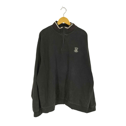 チャップスラルフローレン CHAPS RALPH LAUREN 90S~00S ハーフジップ スウェット メンズ import:XL