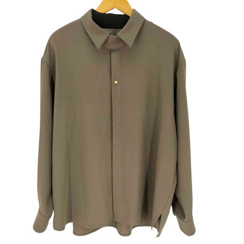 クルニ CULLNI Double Satin Chin Tab Shirt サテンシャツ メンズ JPN:2