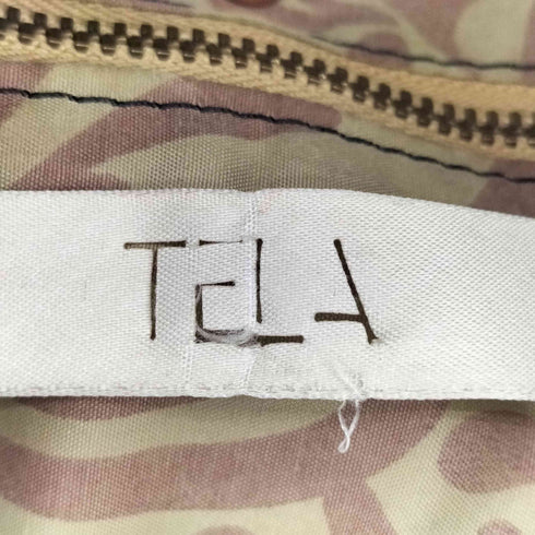テラ TELA レザー ベルト巾着バッグ バックパック レディース