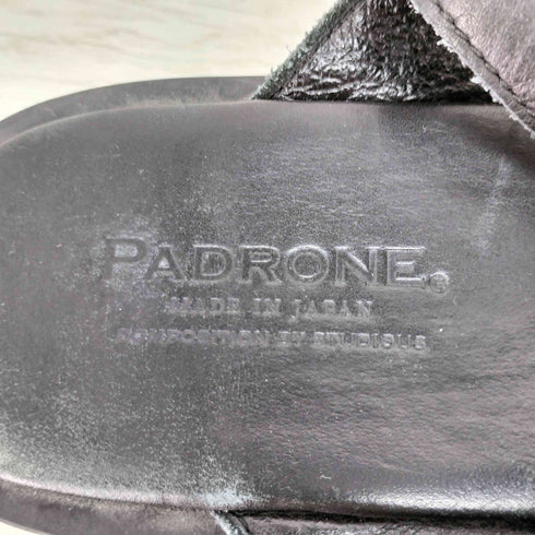 パドローネ PADRONE 別注 BELT SANDAL /レザーベルトサンダル メンズ JPN:42
