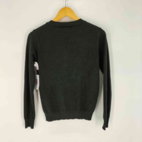 メゾンキツネ MAISON KITSUNE ダブルフォックスヘッド パッチ Rネック カーディガン レディース