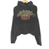 SOUL EMDBRACE ダメージ加工 フロントプリントワイドプルオーバーパーカー Y2K レディース S