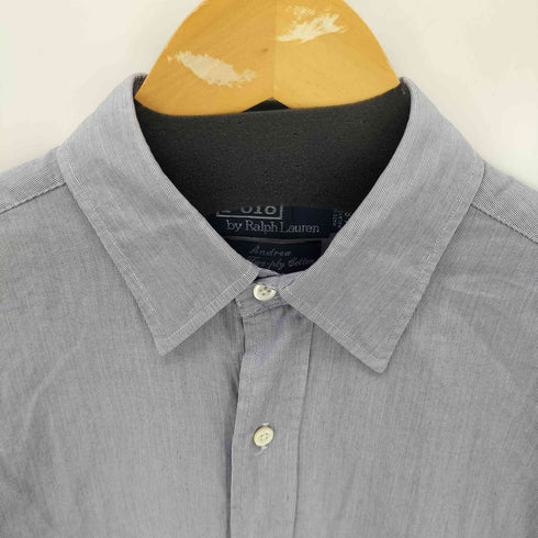 ポロバイラルフローレン Polo by RALPH LAUREN Andrew ポニー無し ストライプ柄コットン L/S Shirt メンズ 41-84