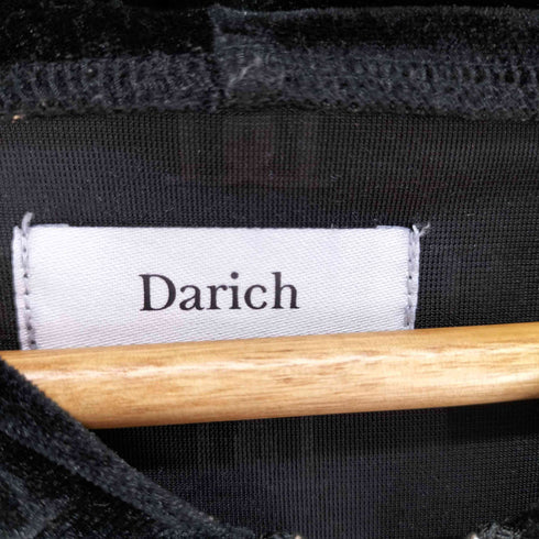ダーリッチ Darich ベロアロゴミニワンピース レディース