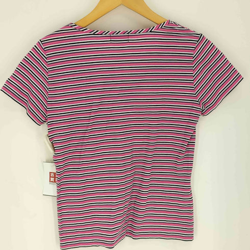 ソニアリキエル SONIA RYKIEL ボーダー柄 ボンボン S/S Tシャツ レディース JPN:40