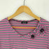 ソニアリキエル SONIA RYKIEL ボーダー柄 ボンボン S/S Tシャツ レディース JPN:40