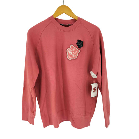 オニツカタイガー ONITSUKA TIGER SWEAT TOP ロゴワッペン スウェット レディース import:S
