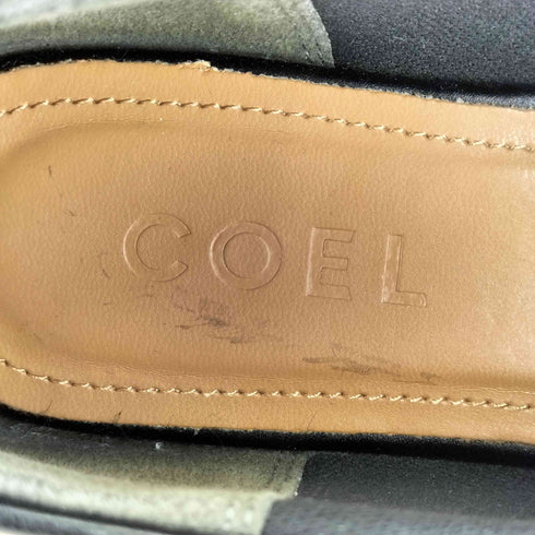 コエル COEL ウエスタンベルト スクエアパンプス レディース M