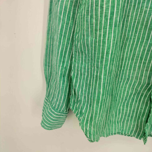 ポロラルフローレン POLO RALPH LAUREN RELAXED FIT ポニー刺繍 ストライプ リネンシャツ メンズ import:S