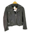 ディーゼル DIESEL ブラック レザー ダブルライダース レディース import:XS