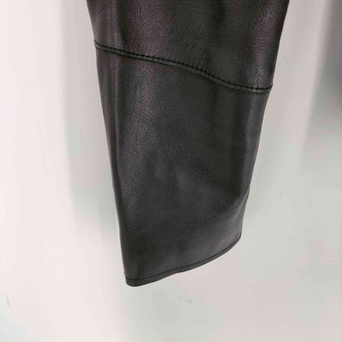 ディーゼル DIESEL ブラック レザー ダブルライダース レディース import:XS