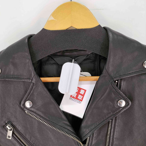 ディーゼル DIESEL ブラック レザー ダブルライダース レディース import:XS