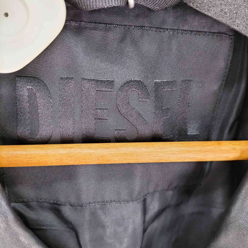 ディーゼル DIESEL ブラック レザー ダブルライダース レディース import:XS