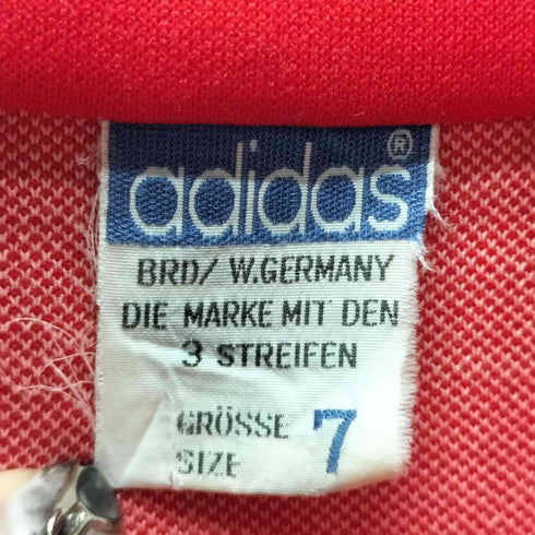 アディダス adidas 70-80S BRD W.GERMANY 西ドイツ製 ユーロ トレフォイル ロゴ 3ストライプ カスタム トラック ブルゾン ジャケット vintage ヴィンテージ メンズ 7