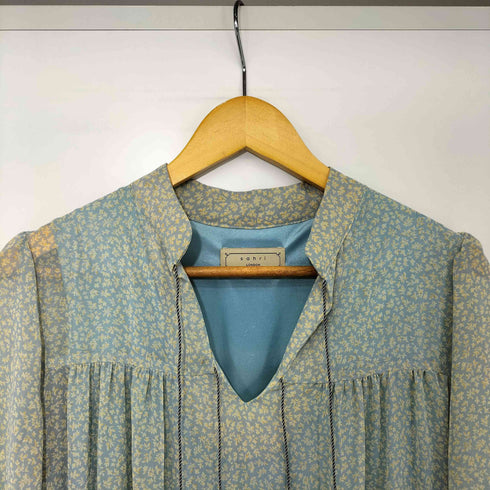sahri LONDON 花柄 S/S ティアード ワンピース 半袖 レディース