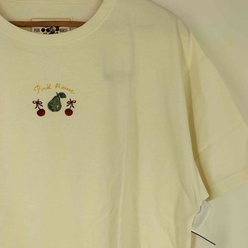 ピンクハウス PINK HOUSE フルーツモチーフ刺繍カットソー レディース JPN:2