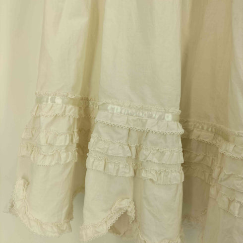 ピンクハウス PINK HOUSE 24AW フルーツ刺繍ローンスカート レディース FREE