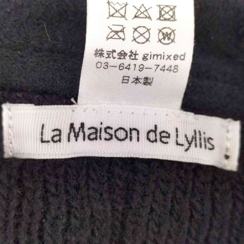 ラメゾンドリリス La Maison de Lyllis RIBAR レザー ロールキャップ メンズ 56-58CM