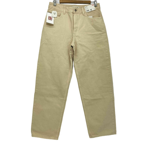 ユニクロジェイダブリューアンダーソン UNIQLO JW ANDERSON 26SS バギージーンズ NATURAL 27(68.5cm) レディース 27(68.5cm)