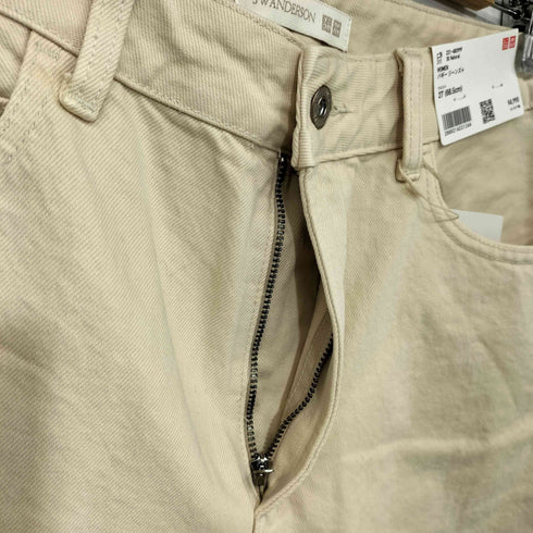 ユニクロジェイダブリューアンダーソン UNIQLO JW ANDERSON 26SS バギージーンズ NATURAL 27(68.5cm) レディース 27(68.5cm)