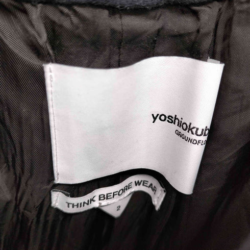 ヨシオクボグランドフロア yoshiokubo GROUNDFLOOR WOOL JERSEY PT メンズ JPN:2