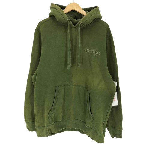 エディーバウアー Eddie Bauer ロゴプリント プルオーバー パーカー メンズ import:XL