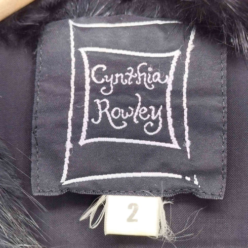 シンシアローリー Cynthia Rowley 襟 ファー ショートコート レディース 2