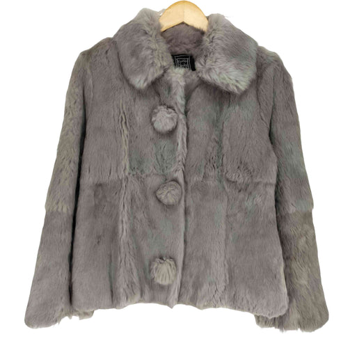 シンシアローリー Cynthia Rowley rabbit fur ラビットファージャケット レディース 2