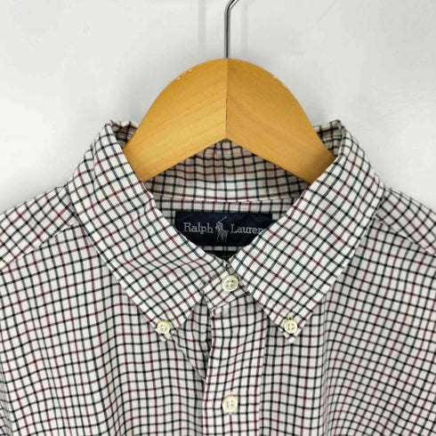 ラルフローレン RALPH LAUREN BLAKE タッタソールチェック ボタンダウン シャツ メンズ import:L