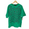 ズッカ ZUCCa レオパード柄 クルーネック 半袖 Tシャツ レディース JPN:M