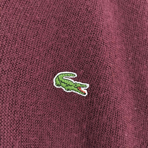 アイゾッドラコステ IZOD LACOSTE 80-90s USA製 Vネック アクリル ニット メンズ S