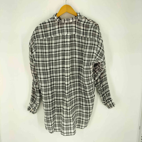 コムデギャルソンオム COMME des GARCONS HOMME シワ加工 比翼 リネン ギンガムチェック シャツ メンズ