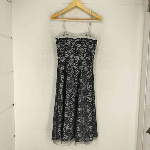 WHITE HOUSE BLACK MARKET USA製 メッシュ&刺繍 キャミソールワンピース import レディース 4