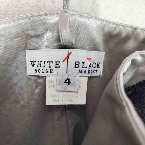 WHITE HOUSE BLACK MARKET USA製 メッシュ&刺繍 キャミソールワンピース import レディース 4