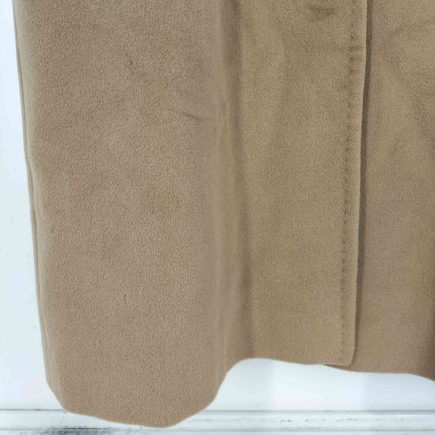 PALACE GARDEN フォックスファー ウール アンゴラ ステンカラーコート レディース 11AR