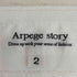 アルページュストーリー Arpege story 23SS クラッシュ カーブデニムパンツ レディース JPN:2