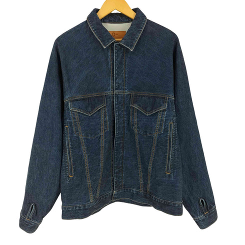 オーゼロチョウルイラボ O-0-CHO-RUI LAB SIX POCKETS DENIM TRUCKER JACKET メンズ JPN:L