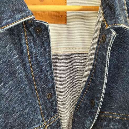オーゼロチョウルイラボ O-0-CHO-RUI LAB SIX POCKETS DENIM TRUCKER JACKET メンズ JPN:L