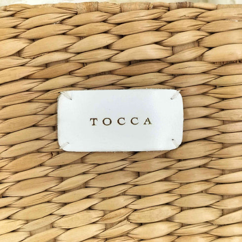 トッカ TOCCA フラワービーズ カゴバッグ レディース
