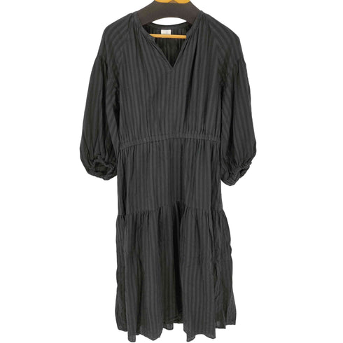 ユナイテッドアローズグリーンレーベルリラクシング UNITED ARROWS green label relaxing ストライプ ティアードワンピース レディース