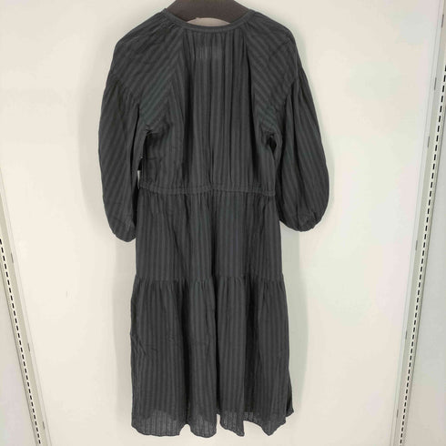 ユナイテッドアローズグリーンレーベルリラクシング UNITED ARROWS green label relaxing ストライプ ティアードワンピース レディース