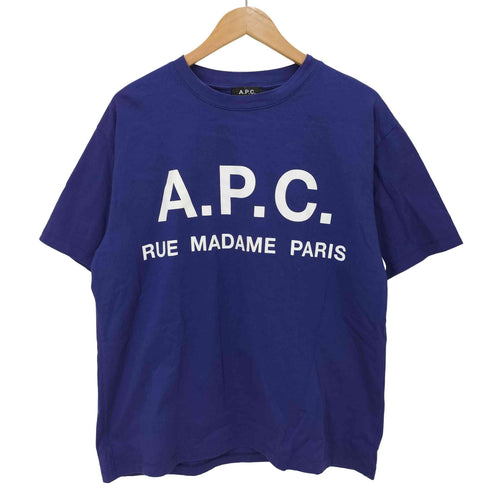 アーペーセー A.P.C. 別注 オーバーサイズ ロゴプリント Tシャツ メンズ import:M