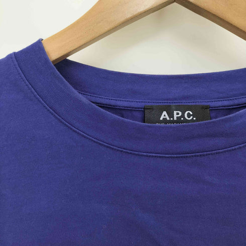 アーペーセー A.P.C. 別注 オーバーサイズ ロゴプリント Tシャツ メンズ import:M
