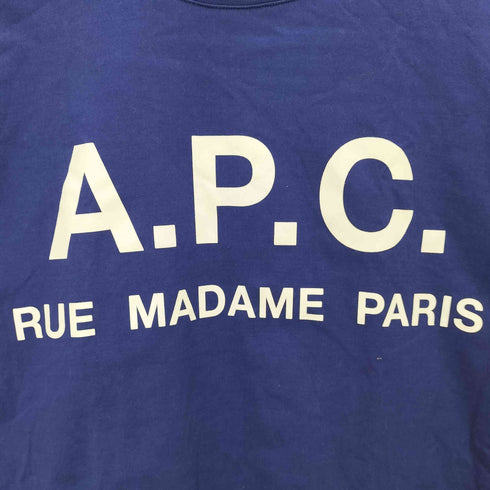 アーペーセー A.P.C. 別注 オーバーサイズ ロゴプリント Tシャツ メンズ import:M