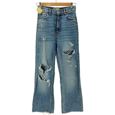 ザラ ZARA Premium Denim Jean The 90’s Full Length レディース JPN:34