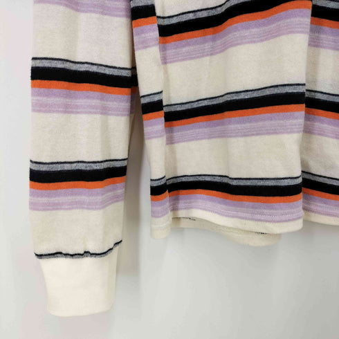 メゾンスペシャル MAISON SPECIAL MULTI BORDER POLO SHIRT マルチ ボーダー L/S ポロシャツ レディース