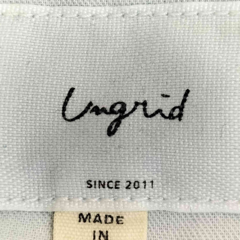 アングリッド Ungrid ウエストカット クラッシュ ストレートデニム レディース 26