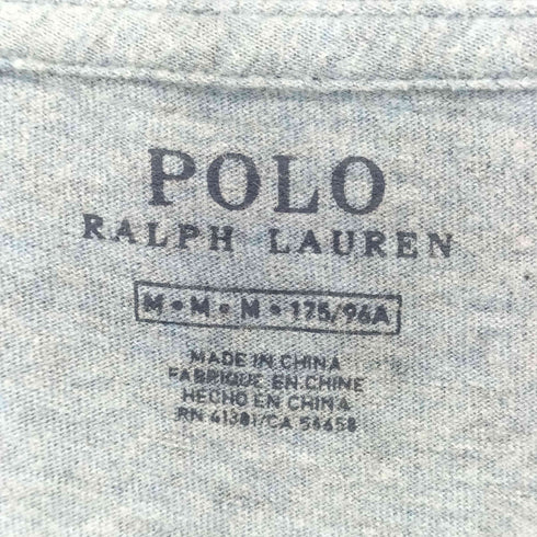 ポロラルフローレン POLO RALPH LAUREN ポニー刺繍 Vネック 半袖 Tシャツ メンズ import:M